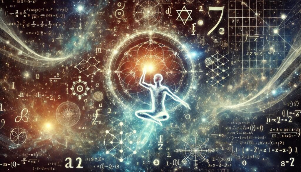 DALL·E 2024-12-20 23.15.53 - A symbolic image of a mathematician’s mental vision_ an eternal logician represented as an ethereal, glowing figure surrounded by intricate mathematic