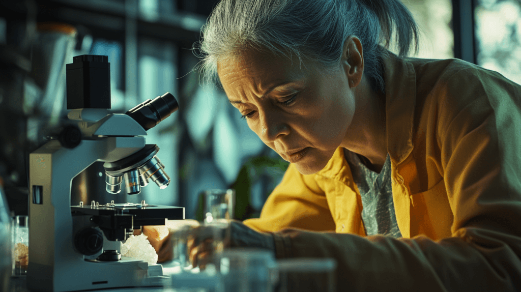 halatmedya_A_biologist_at_a_microscope_station_studying_sampl_0f58bff1-3400-4c66-8e48-6050341bdd05_1