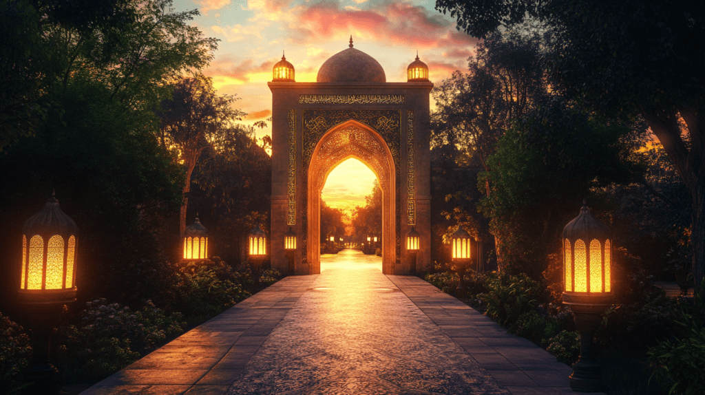 halatmedya_A_long_and_radiant_pathway_lined_with_glowing_lant_ce8b0a99-1151-47c4-b66f-ab4425ac8628_1