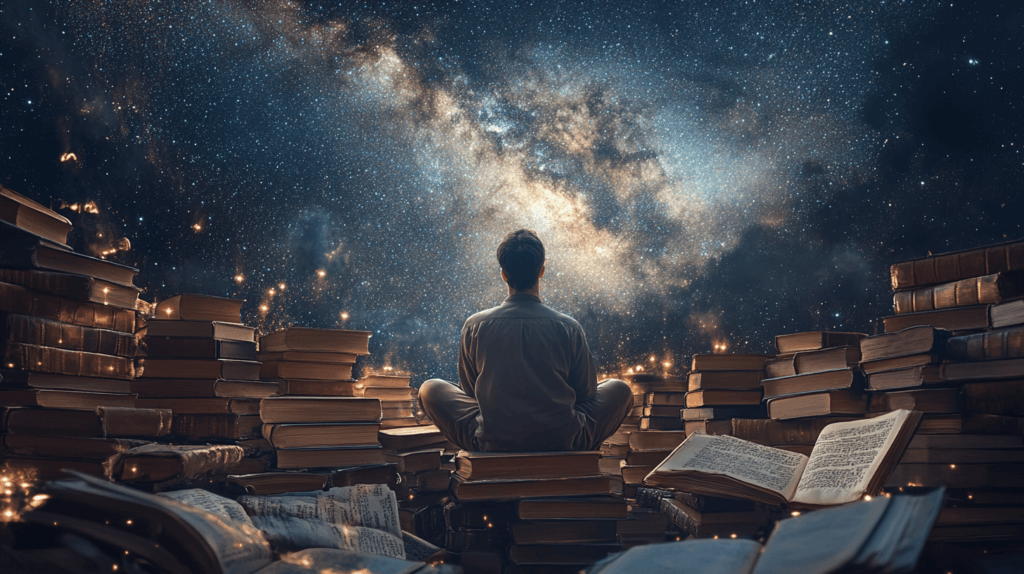 halatmedya_A_scene_of_a_philosopher_sitting_under_a_vast_nigh_e3be03f9-f711-4cdf-9b8a-78f2a83a6fd1_2