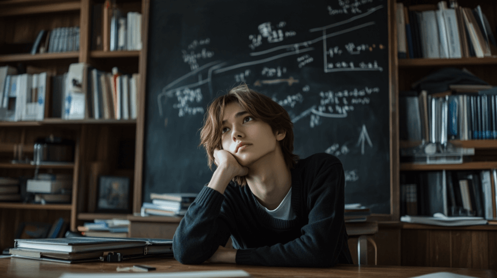 halatmedya_In_a_quiet_study_filled_with_physics_books_and_a_c_d48556da-467b-4093-9afd-c3f1c092c3c1_2